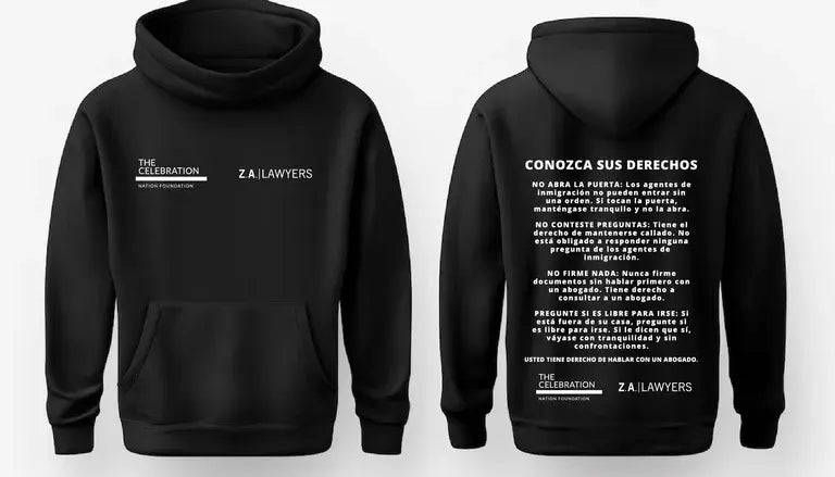 "KNOW YOUR RIGHTS" SWEATSHIRT